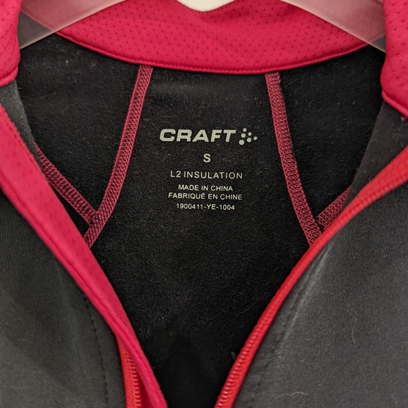 Black Craft Cycling / Running 1/2 Zipper Pullover - Picture 4 of 5